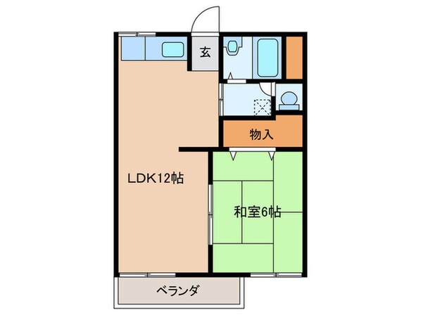 タウニィ山ノ手の物件間取画像